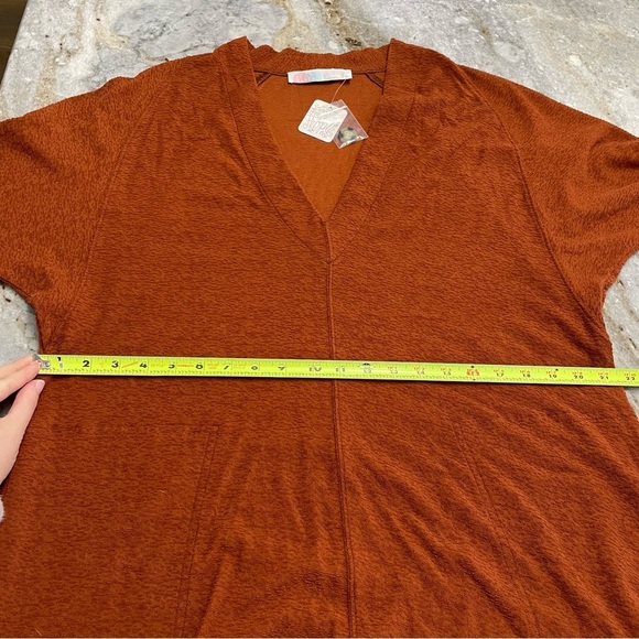 NWT Free People Beach Maxi Dress Rusty Orange Textured Large - Picture 4 of 10